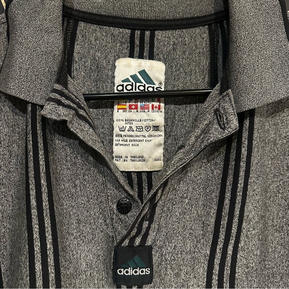 Vintage Adidas Equipment Men's Polo Shirt - Medium - Picture 5 of 5